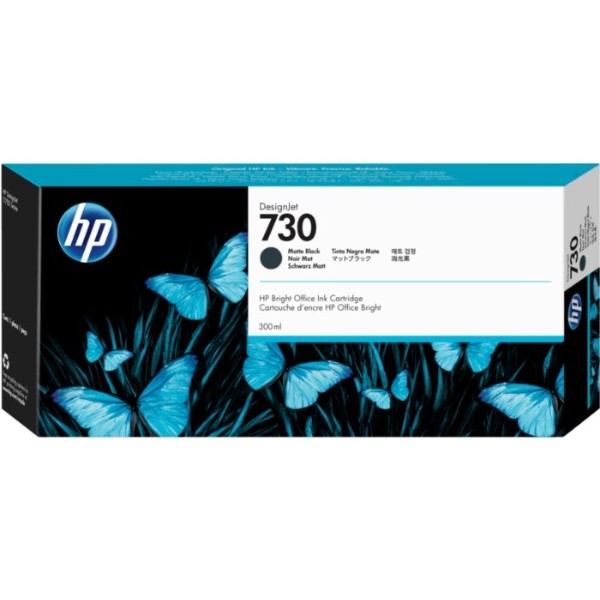 Фото - Картридж для струменевих принтерів/БФП HP 730 DesignJet T1600/T1700/T2600 300 мл Matte Black (P2V71A)